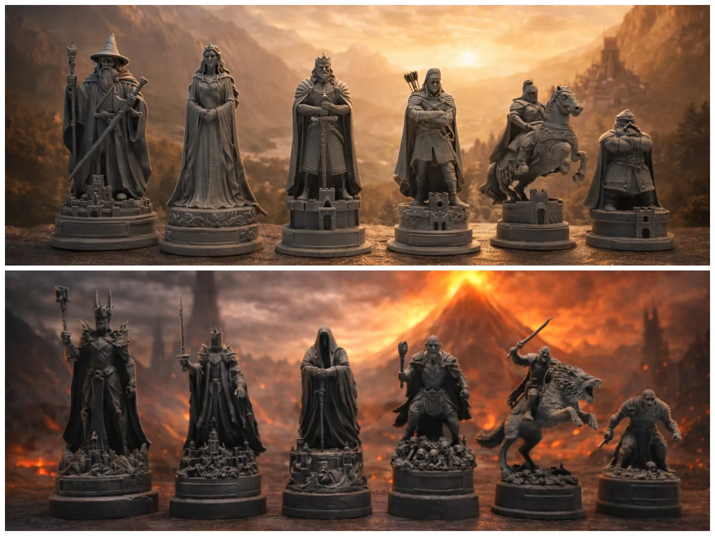 Jogo De Xadrez Senhor Dos AnÉIs