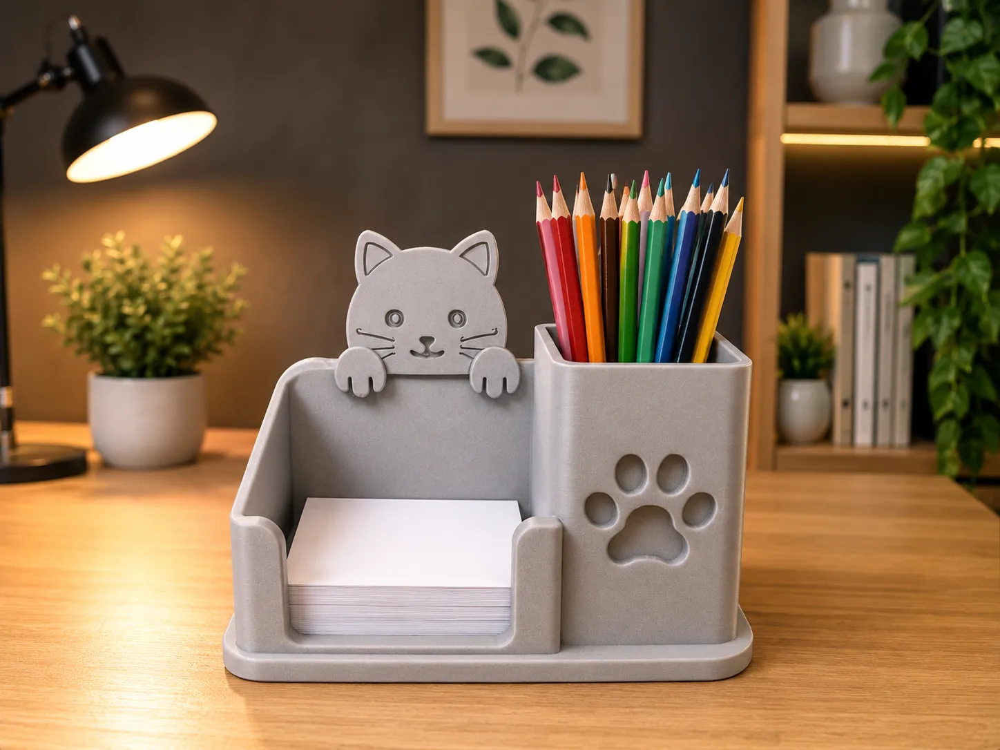 Organizador De Mesa Gato