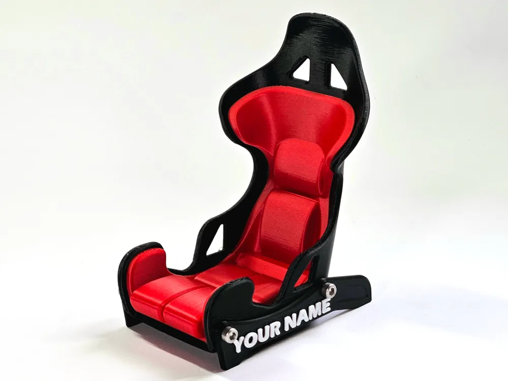 Suporte De Celular Cadeira De Corrida Vermelha