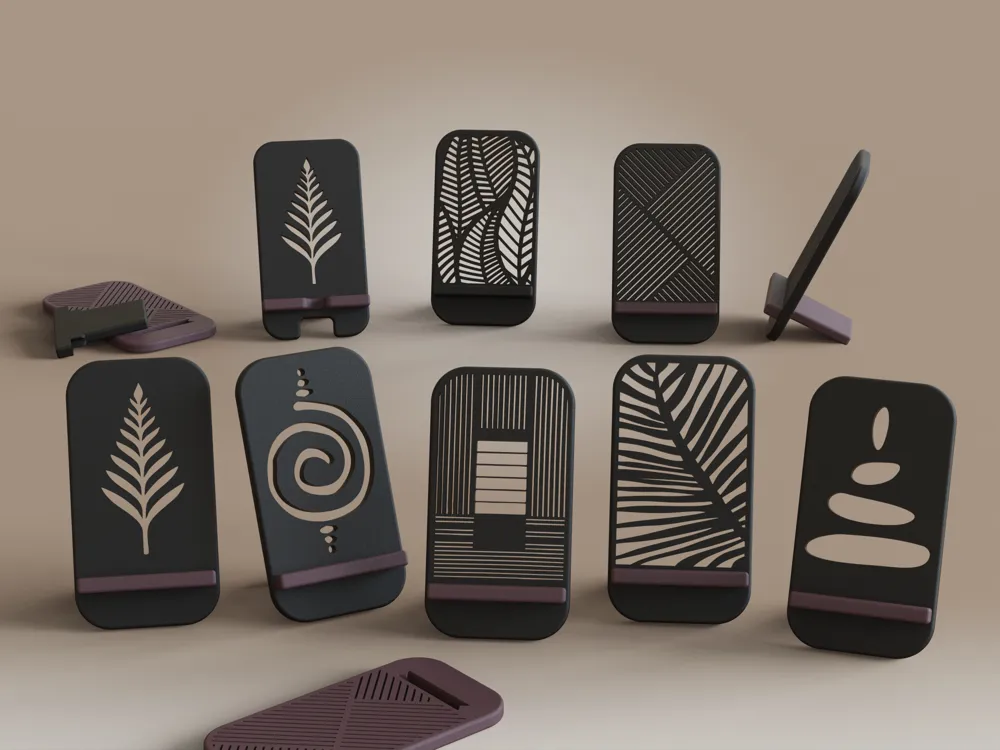 Suporte De Celular Folhas
