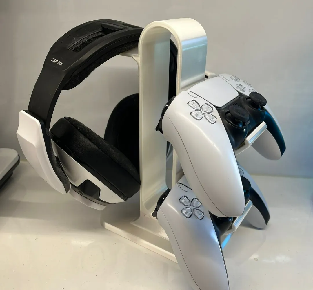 Suporte De Headset E Controle Duplo